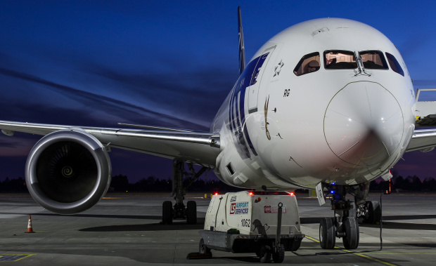 Przygotowania do lotów - Boeing 787 Dreamliner