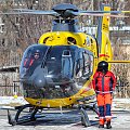 Helikopter medyczny i pilot