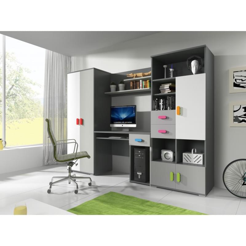 Kids Wall Unit Tom Computer Desk Shelfs Wardrobe Free Delivery Ebay