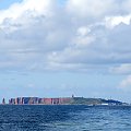 wyspa Helgoland widziana ze statku #morze #polnocne #wyspa #Helgoland #alicjaszrednicka
