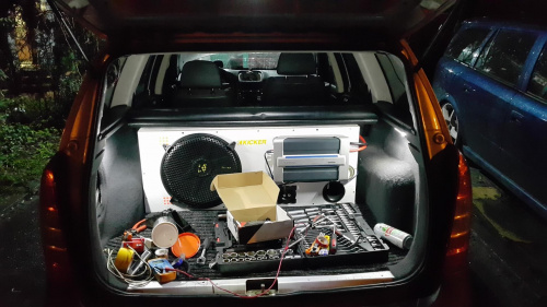 subwoofer opel astra g